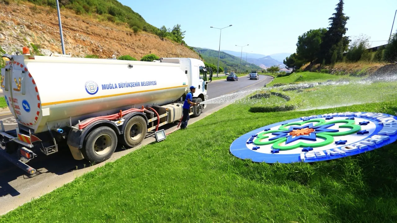 Muğla'dan kent estetiğine yeşil dokunuş