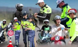 5,5 ayda 'kask'tan 475 bin sürücüye işlem!