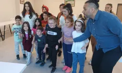 Bursa Karacabey'de çocuklara özel bilmeceli okuma etkinlik