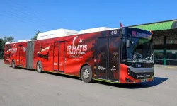 Kocaeli'de otobüs ve tramvaylar bayramlık giydirildi