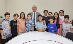Başkan Kavuş'tan Meram Yaz Okulu öğrencilerine sürpriz ziyaret