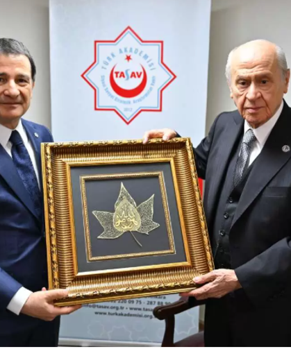 MHP Lideri Devlet Bahçeli, TASAV'ı ziyaret etti!