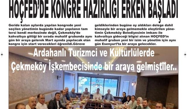 Hoçfed'den Turizm ve Kültür Toplantısı