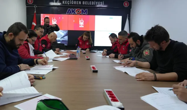 Ankara Keçiören'de 'afet farkındalık eğitmeni' eğitimi