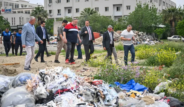 Bornova'dan Ayakkabıcılar Sitesi’nde atık temizliği seferberliği