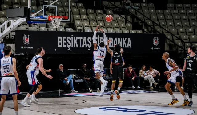 Konya Büyükşehir Belediyespor Play-Off Çeyrek Final Serisinde ilk maçı kazandı