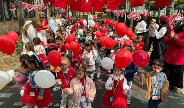 Minik yürekler 23 Nisan’ı gururla kutladı
