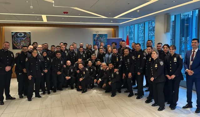 New York Türkevi’nde Türk ve Müslüman polisler bir araya geldi