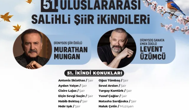 Uluslararası Salihli şiir ikindileri yeniden hayat buluyor