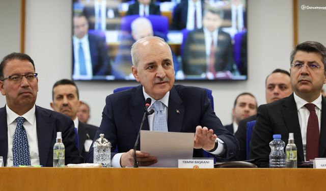 Numan Kurtulmuş 'PKK sevdanız nereden geliyor?' sorusu üzerine komisyonu terketti