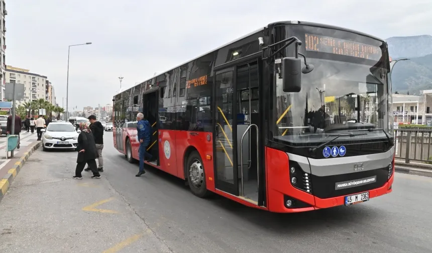 Manisa'da 1 Mayıs'ta toplu taşıma ücretsiz