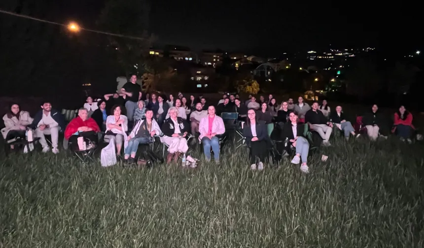 Bursa’da açık hava film gösterimi ile Serebral Palsili bireylere destek