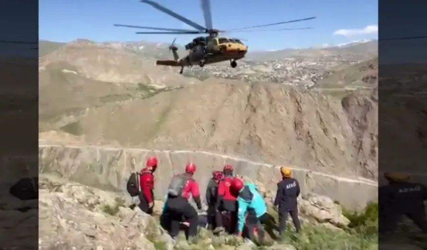 Hakkari’de yaralı vatandaş kurtarıldı