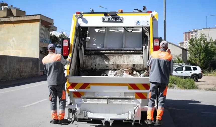 Kayseri Melikgazi'de her gün tertemiz mesai