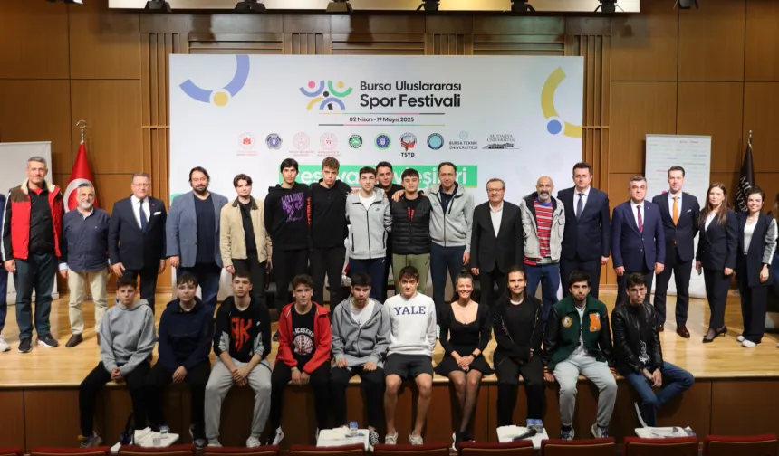 Orhun Ene, Bursa Uluslararası Spor Festivali’nin konuğu oldu