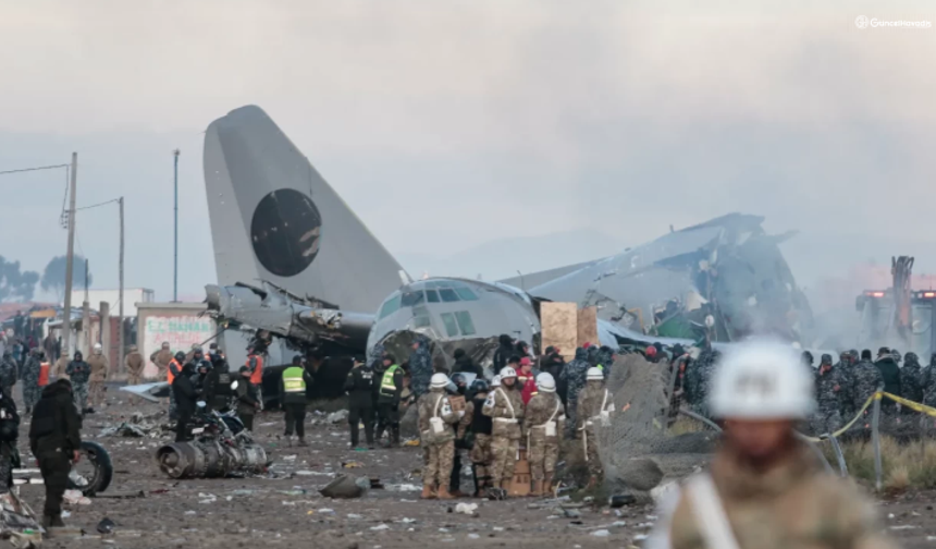 Bolivya’da Hercules tipi askeri uçak düştü: 15 ölü, 28 yaralı