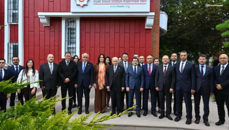 MHP Lideri Devlet Bahçeli, TASAV'ı ziyaret etti!